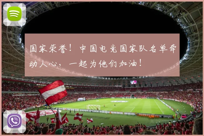 国家荣誉!中国电竞国家队名单牵动人心,一起为他们加油!